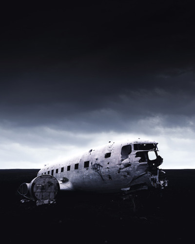 DC-3飞机残骸-冰岛