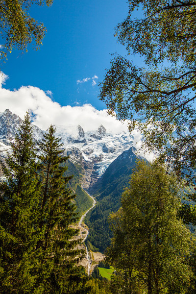 阿尔卑斯山美丽的山景