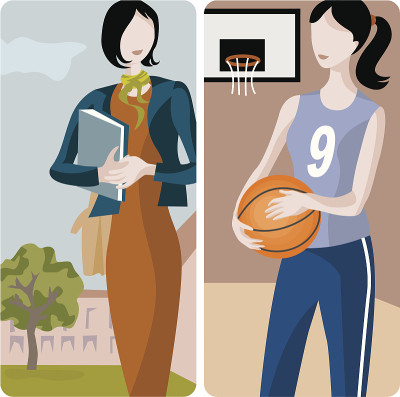 老师插图系列