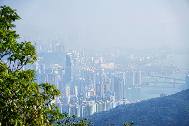 香港维港天际线