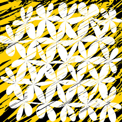 一套Grunge花形状