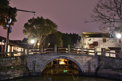 同里古镇夜景