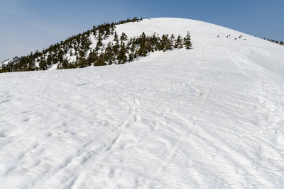 Mt.Aizukomagatake在春天