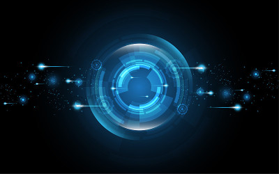 Abstract technology background Hi-tech communicati