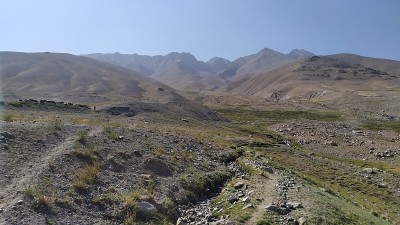 阿富汗伊什哈希姆地区的山景