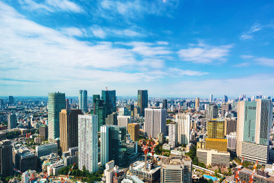 日本东京鸟瞰图