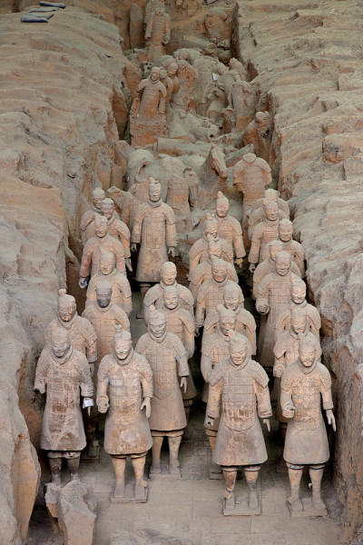 中国的兵马俑