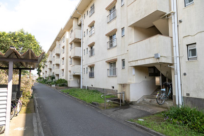 20世纪60年代的老住宅综合体，船桥，千叶，日本