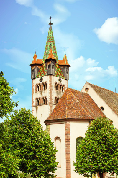 圣乔治镇Chatenoix。Alsace。Bas Rhin