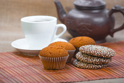美味的茶饼
