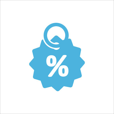 discount tag label icon flat vector symbol design 