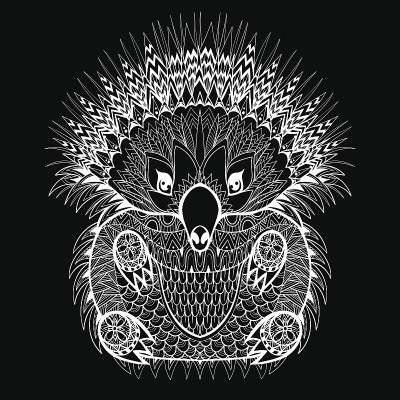 手绘针鼹，澳大利亚动物插图的抗应力