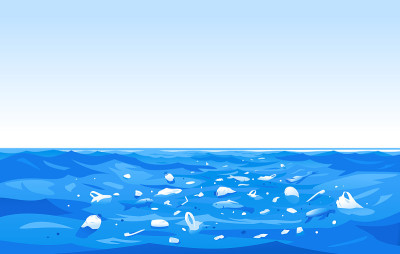 海洋塑料污染概念插图