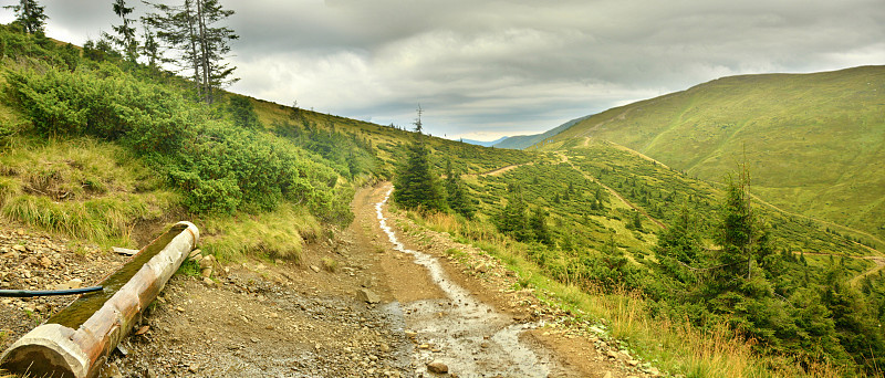 群山全景