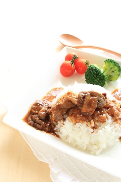 俄式牛肉和米饭