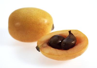 枸杞，枇杷，白底水果