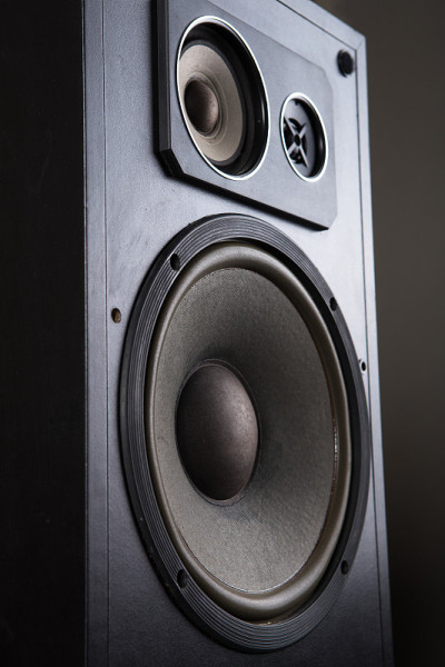 高保真扬声器系统特写