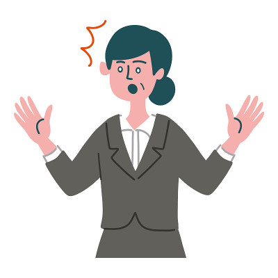 profession woman surprised
