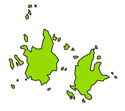 竹岛的地图