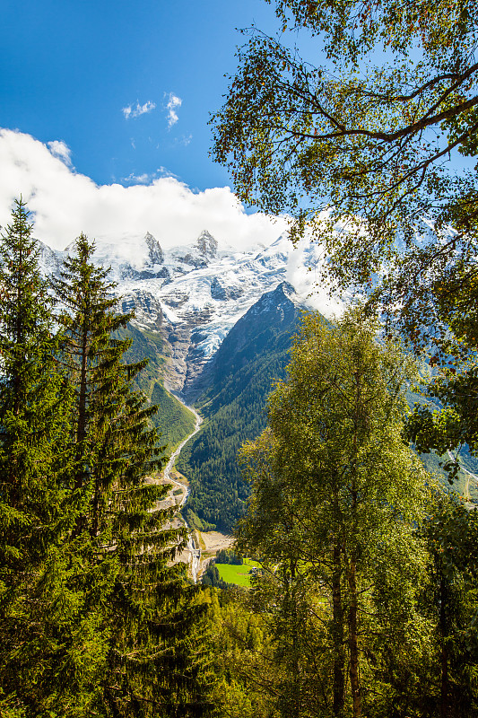 阿尔卑斯山美丽的山景