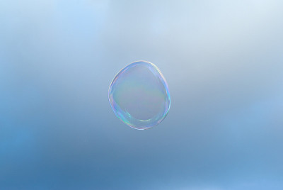 天空中的肥皂泡