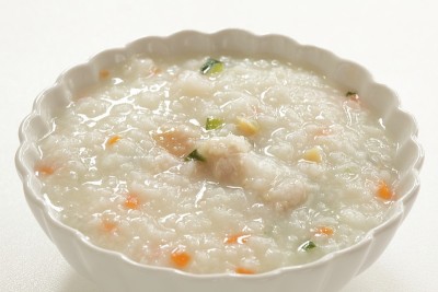 中国菜，自制鸡肉胡萝卜粥