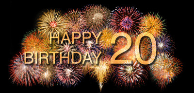 祝你20岁生日快乐