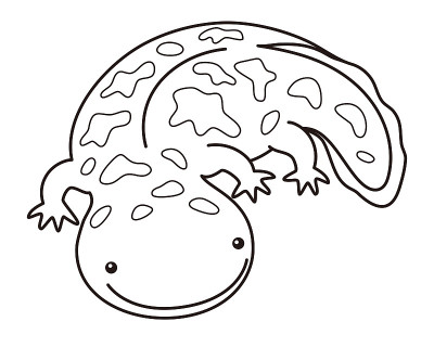 着色书Osalamano字符插图