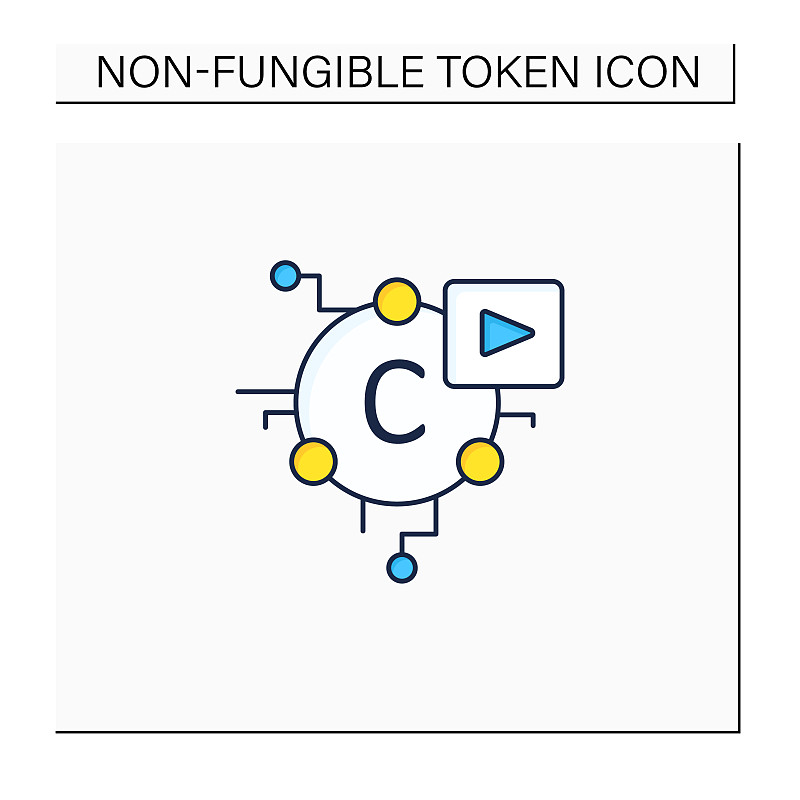 不可替代的标志颜色单独