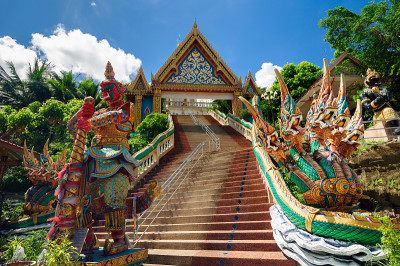 泰国普吉岛，Wat Khao rang寺庙。