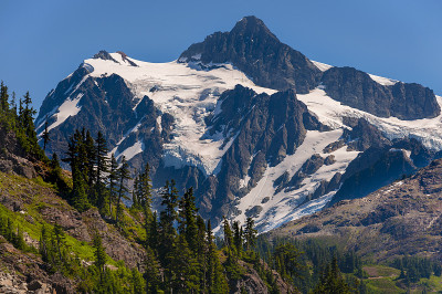 太Shuksan,华盛顿。