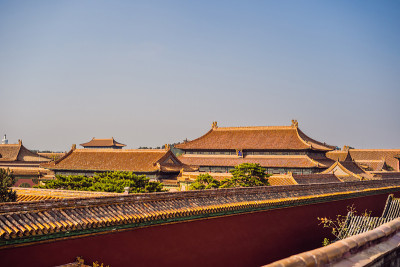 中国北京紫禁城的古代皇家宫殿
