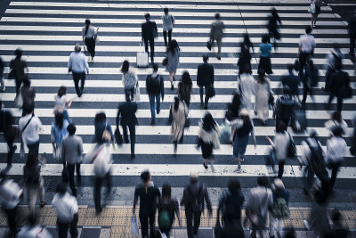 人行横道和日本人
