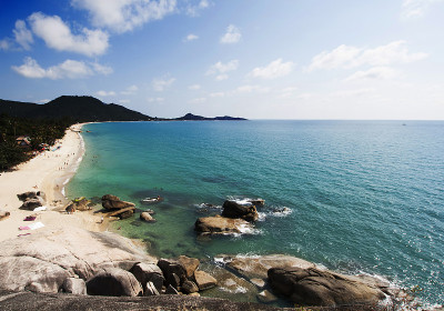 美丽的拉迈海滩，苏梅岛，泰国