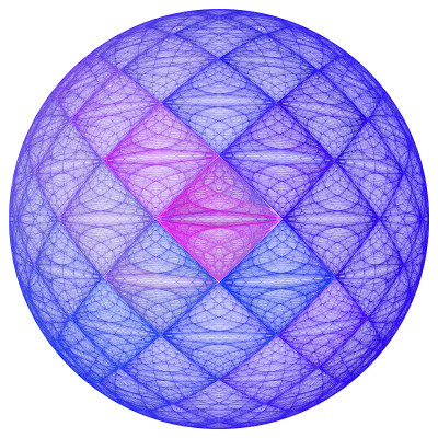 三维抽象分形插画背景创意设计