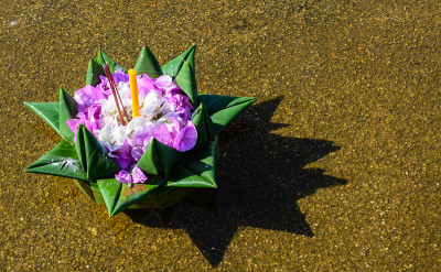 阿来Krathong节日