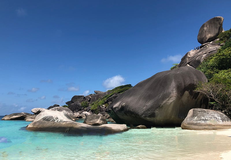 泰国，斯米兰群岛，东南亚美丽的大海和海滩