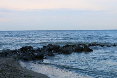 海岸上的石头
