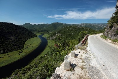 欧洲巴尔干的黑山斯卡达尔湖