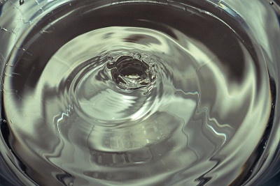 滴水。