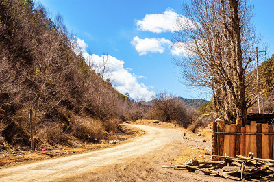 青藏高原的场景