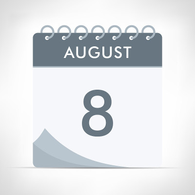 8月8日-日历图标