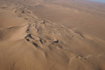 纳米比亚纳米比亚沙漠和斯瓦科普蒙德的鸟瞰图