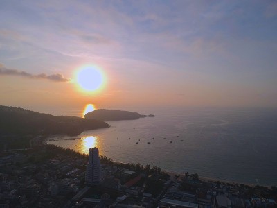 泰国普吉岛巴东无人机全景图