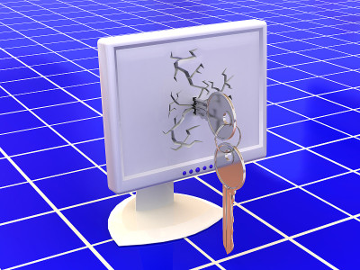 监控与钥匙。3 d