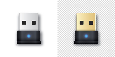 Usb wifi蓝牙矢量图标