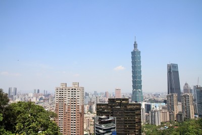 台北101从香山在台北，台湾