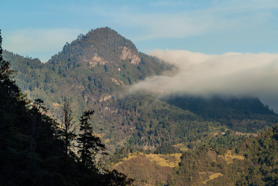 危地马拉圣玛丽亚火山的一部分