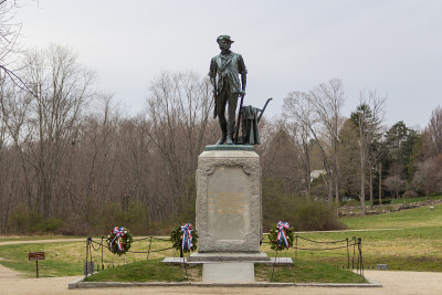 Concord MA，民兵雕像