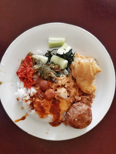 一盘巴东饭